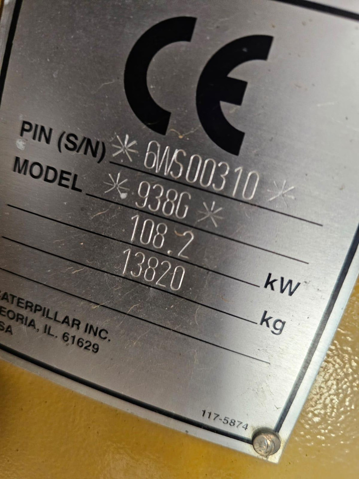 Cat 938 G - Utovarivač točkaš: slika 5 Cat 938 G - Utovarivač točkaš: slika 5