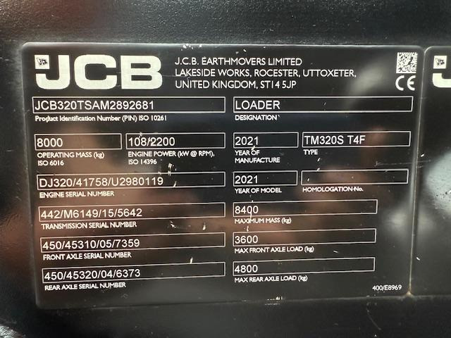 JCB TM 320 S T4F - Teleskopski upravljač: slika 5 JCB TM 320 S T4F - Teleskopski upravljač: slika 5