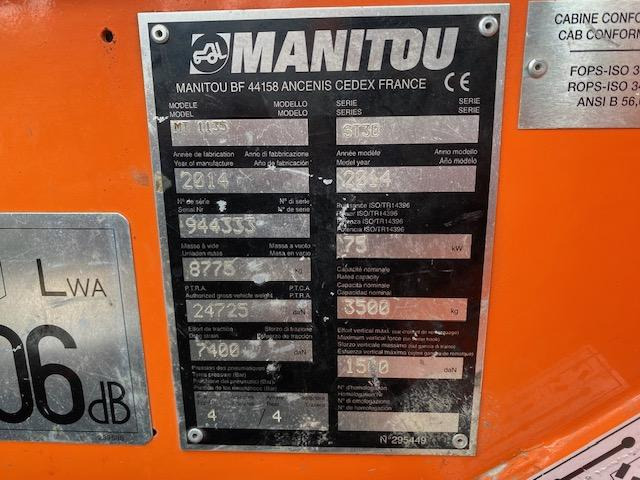 Manitou MT 1135 - Teleskopski upravljač: slika 5 Manitou MT 1135 - Teleskopski upravljač: slika 5