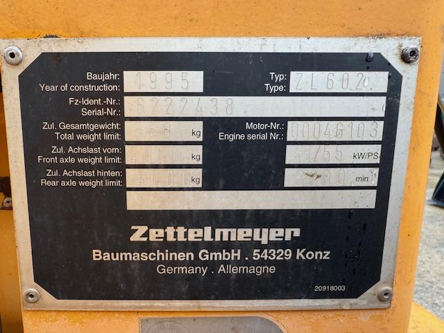 Zettelmeyer ZL 602 - Utovarivač točkaš: slika 5 Zettelmeyer ZL 602 - Utovarivač točkaš: slika 5