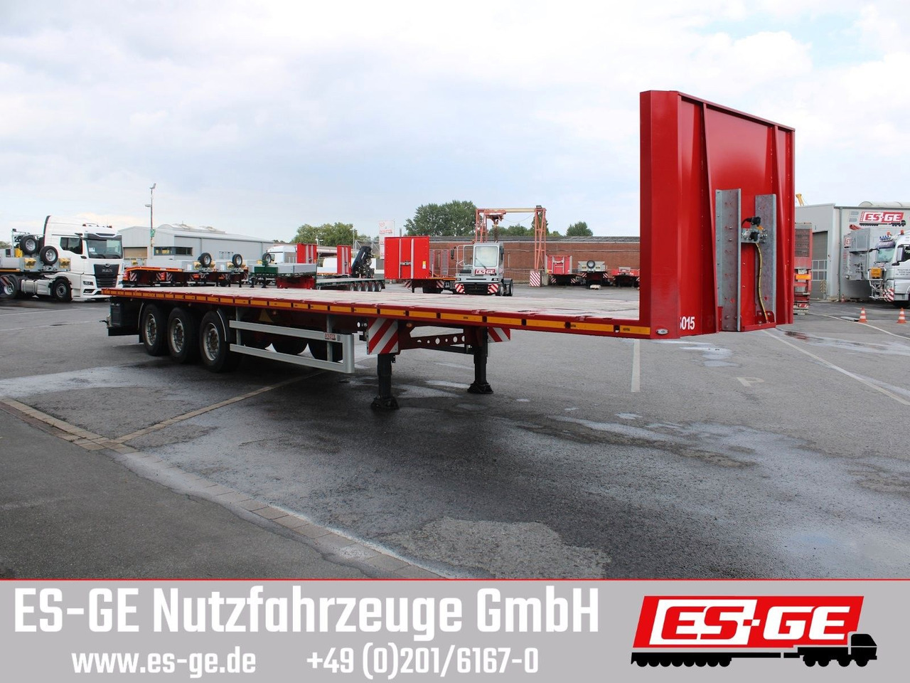 ES-GE 3-Achs Sattelanhänger - Rungen + CV - Plato poluprikolica: slika 2 ES-GE 3-Achs Sattelanhänger - Rungen + CV - Plato poluprikolica: slika 2
