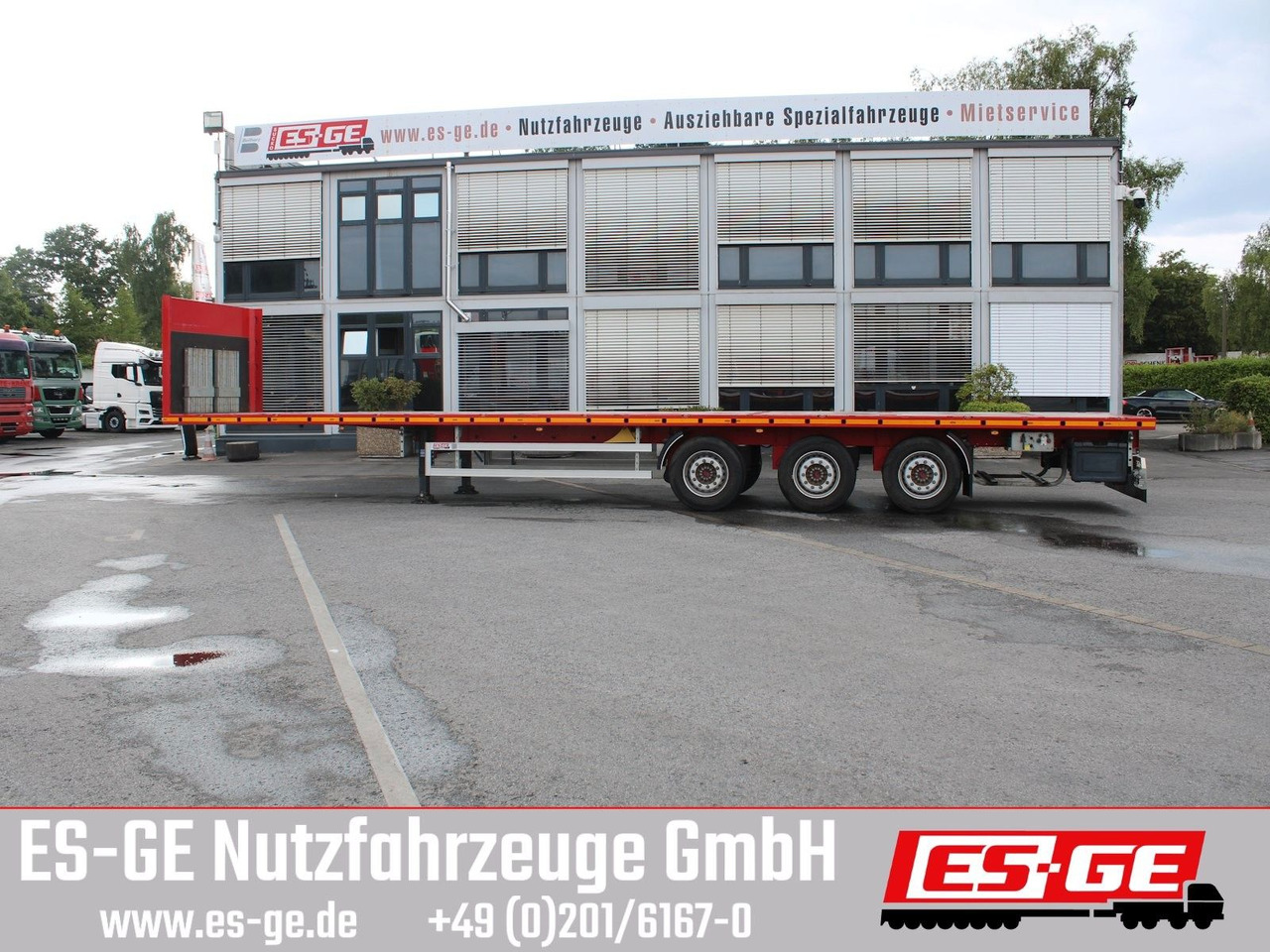ES-GE 3-Achs Sattelanhänger - Rungen + CV - Plato poluprikolica: slika 4 ES-GE 3-Achs Sattelanhänger - Rungen + CV - Plato poluprikolica: slika 4