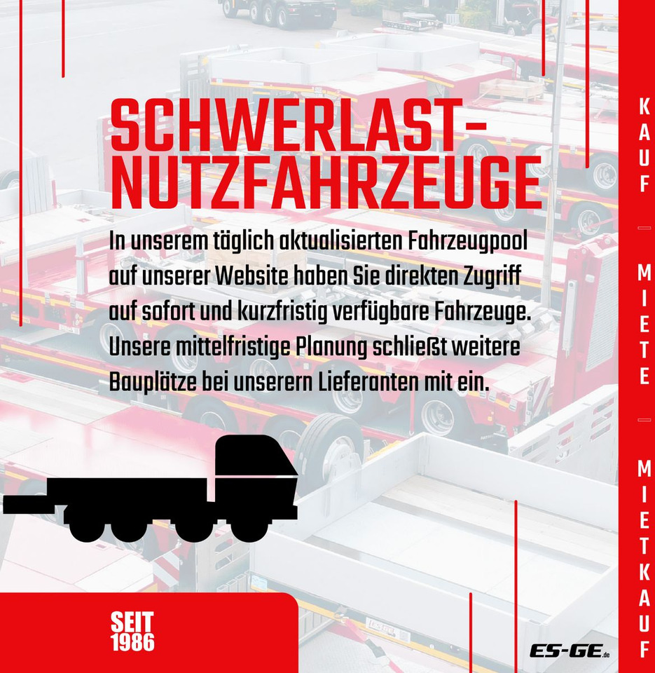 ES-GE 3-Achs-Satteltieflader - Radmulden - Niska poluprikolica za prevoz: slika 5 ES-GE 3-Achs-Satteltieflader - Radmulden - Niska poluprikolica za prevoz: slika 5