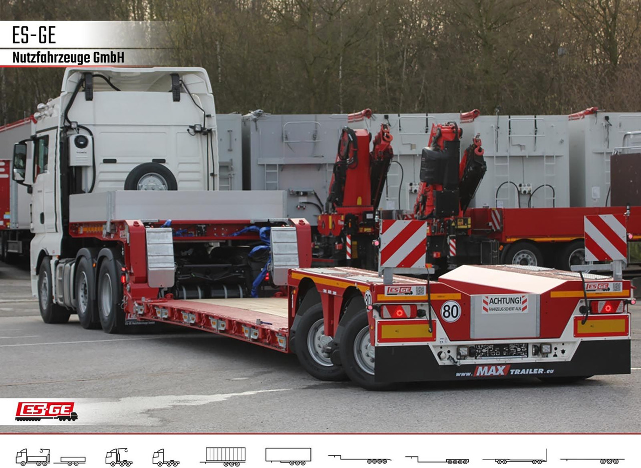 Faymonville MAX Trailer MAX510 Tiefbett 2x12 t PA - Niska poluprikolica za prevoz: slika 1 Faymonville MAX Trailer MAX510 Tiefbett 2x12 t PA - Niska poluprikolica za prevoz: slika 1