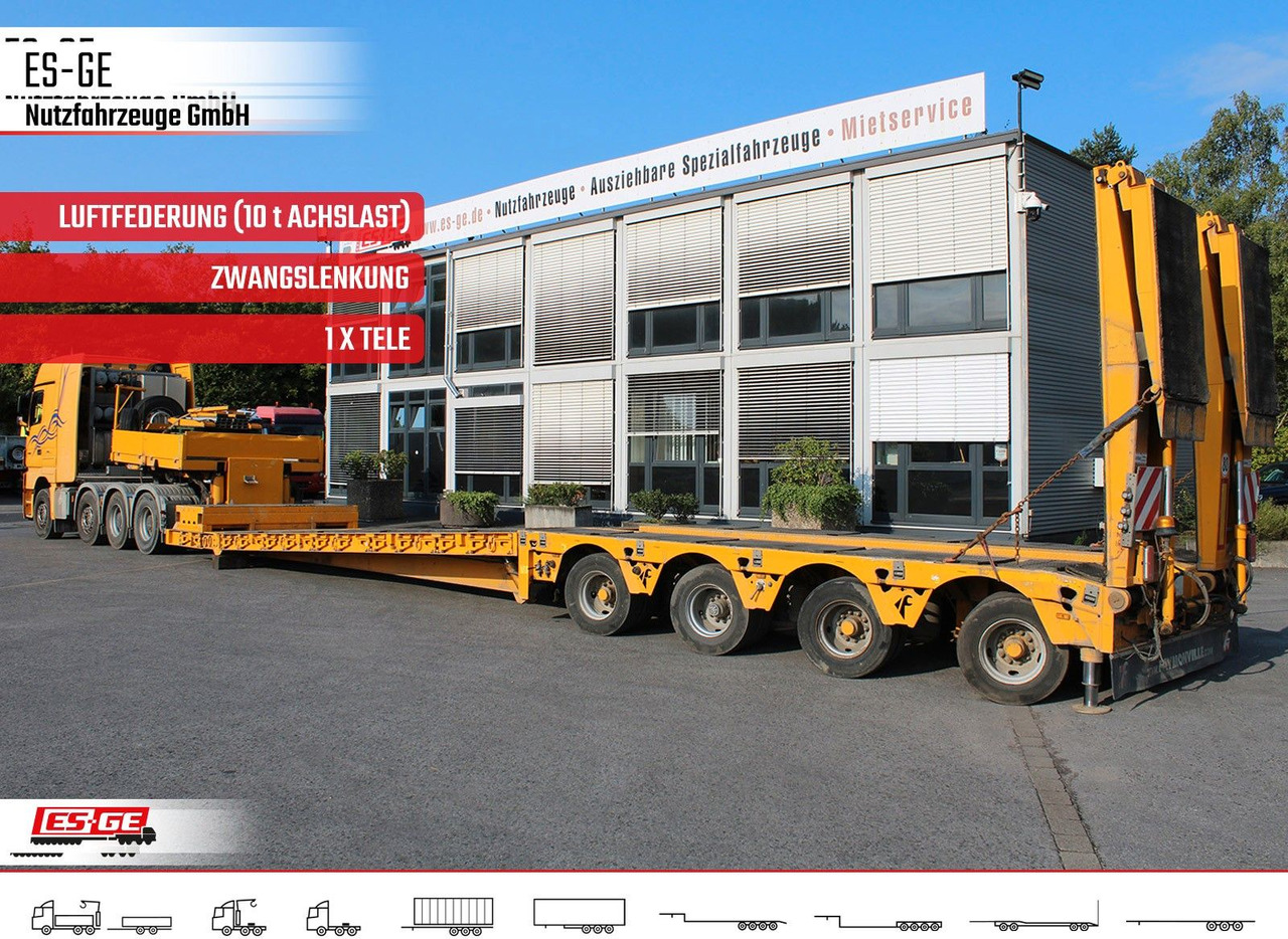 Faymonville Megamax Tiefbett 4x10 t - Niska poluprikolica za prevoz: slika 1 Faymonville Megamax Tiefbett 4x10 t - Niska poluprikolica za prevoz: slika 1