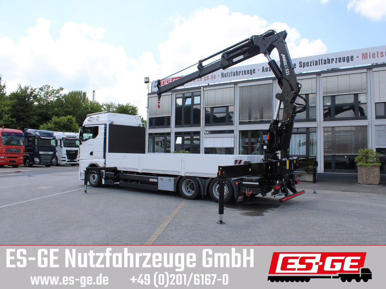 MAN TGX 26.480 6x2-4 LL CH mit MKG HLK531 a5 - Kamion sa tovarnim sandukom, Kamion sa dizalicom: slika 2 MAN TGX 26.480 6x2-4 LL CH mit MKG HLK531 a5 - Kamion sa tovarnim sandukom, Kamion sa dizalicom: slika 2