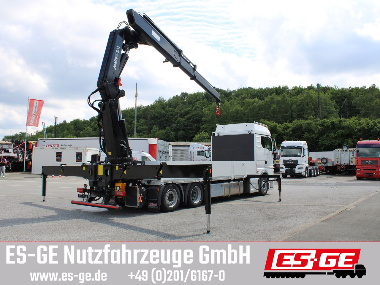 MAN TGX 26.480 6x2-4 LL CH mit MKG HLK531 a5 - Kamion sa tovarnim sandukom, Kamion sa dizalicom: slika 4 MAN TGX 26.480 6x2-4 LL CH mit MKG HLK531 a5 - Kamion sa tovarnim sandukom, Kamion sa dizalicom: slika 4