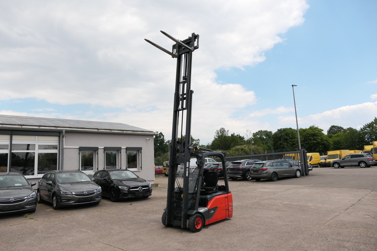 LINDE E16L Elektro TRIPLEX 3-Rad - Električni viljuškar: slika 1 LINDE E16L Elektro TRIPLEX 3-Rad - Električni viljuškar: slika 1