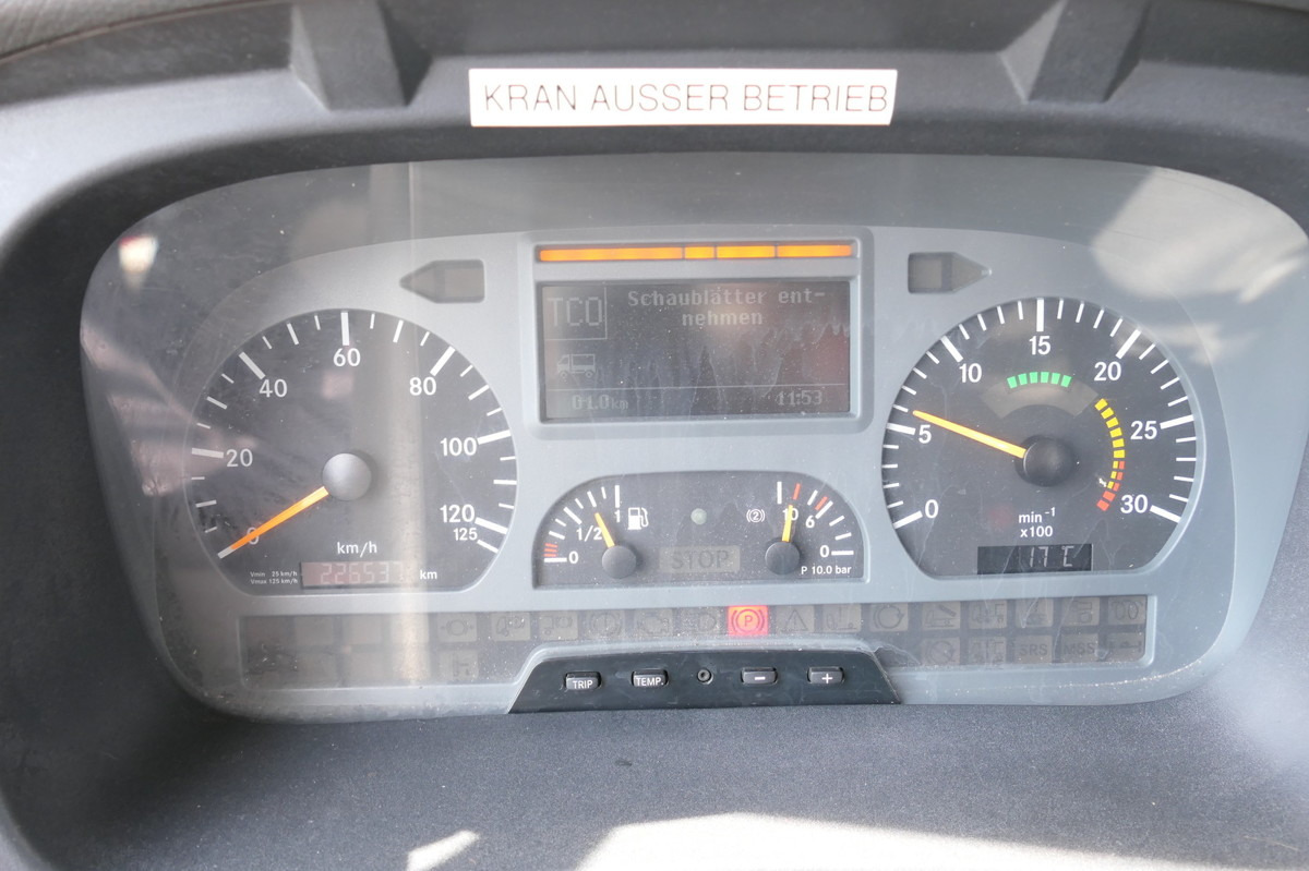 Istovarivač, Kamion sa dizalicom MERCEDES-BENZ 1828 AK Kran Axor-R Atlas 85.2 Kipper Winterdien: slika 19