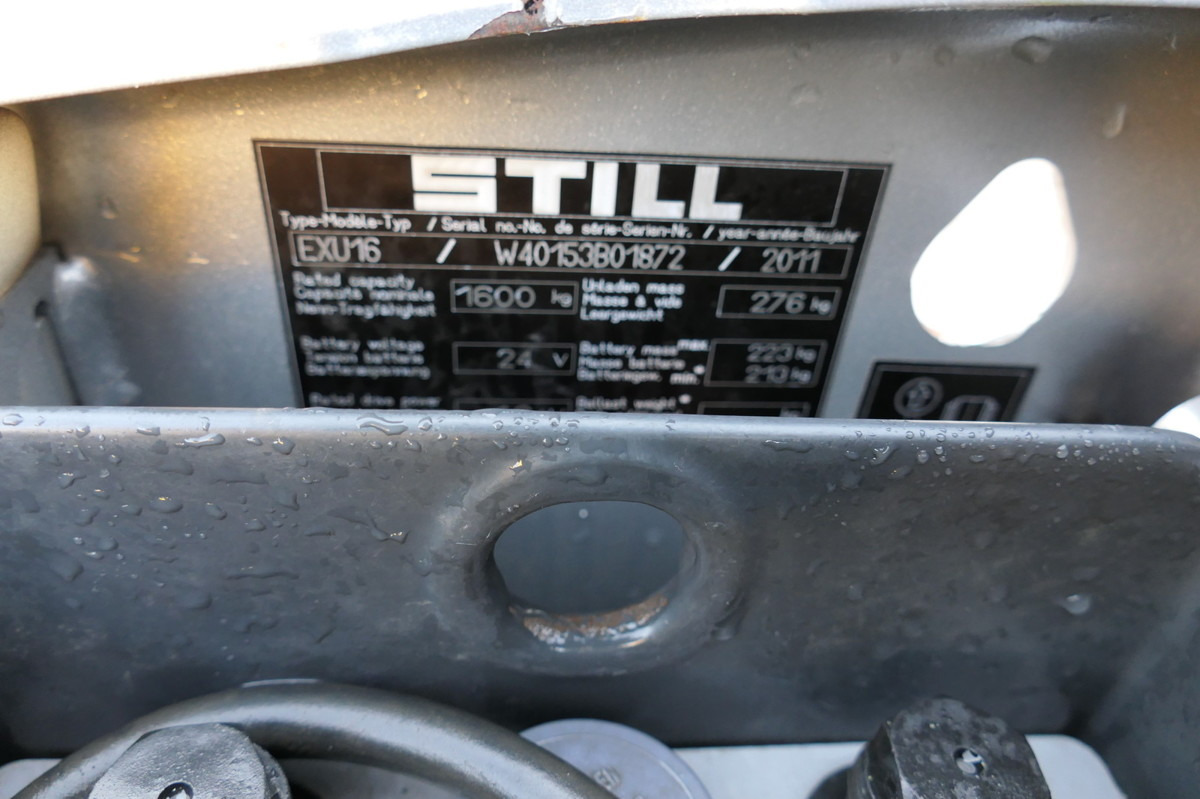 Kolica za palete STILL EXU 16 Batterie 26/2020: slika 7