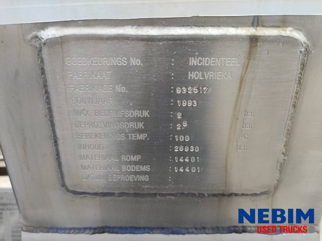 Burg Bpdo 12-27 Z - 26930Ltr - Poluprikolica cisterna: slika 3 Burg Bpdo 12-27 Z - 26930Ltr - Poluprikolica cisterna: slika 3