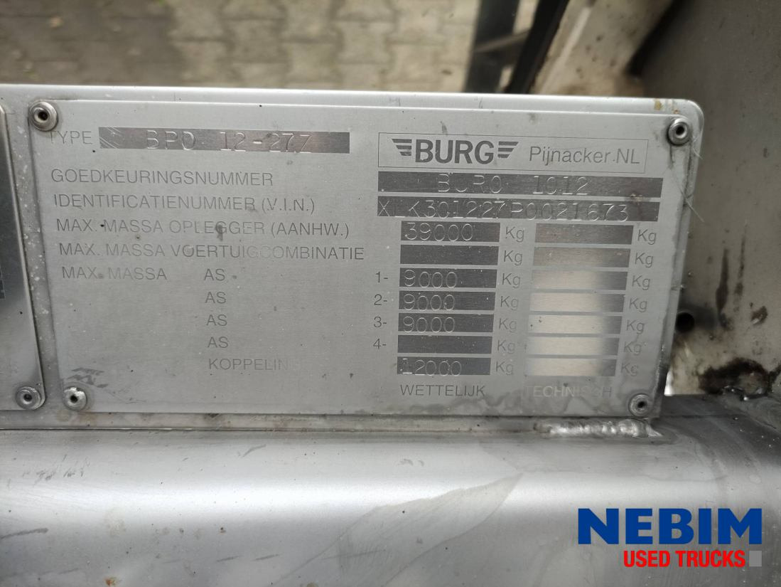 Burg Bpdo 12-27 Z - 26930Ltr - Poluprikolica cisterna: slika 4 Burg Bpdo 12-27 Z - 26930Ltr - Poluprikolica cisterna: slika 4