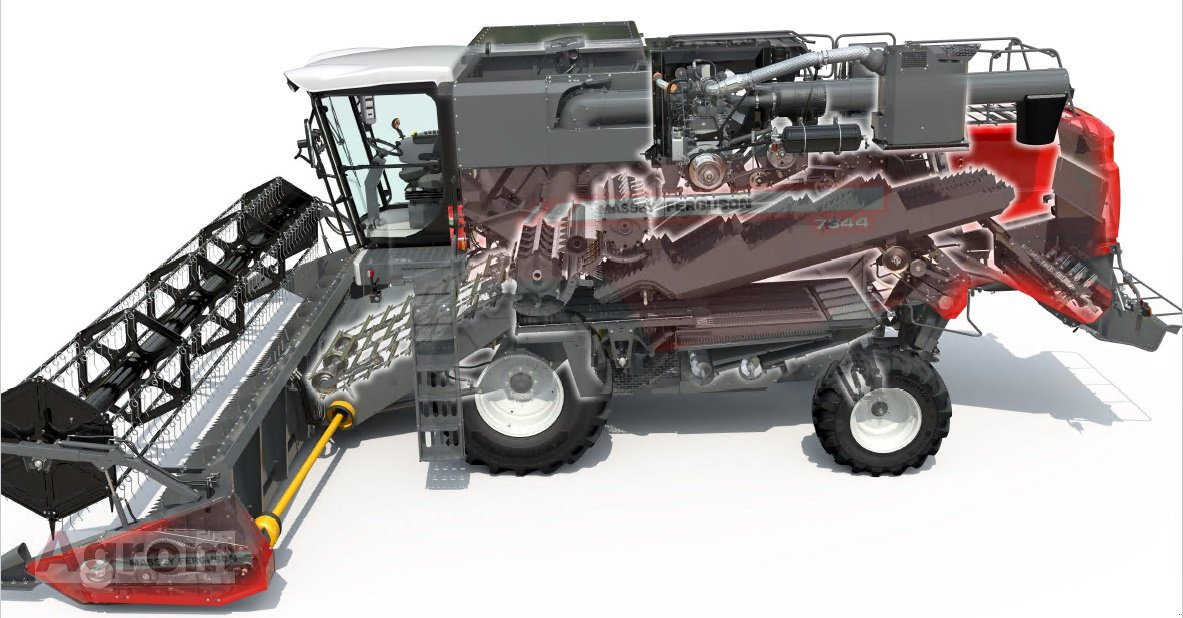 Massey Ferguson 7343 Activa MCS - Kombinovani kombajn: slika 2 Massey Ferguson 7343 Activa MCS - Kombinovani kombajn: slika 2