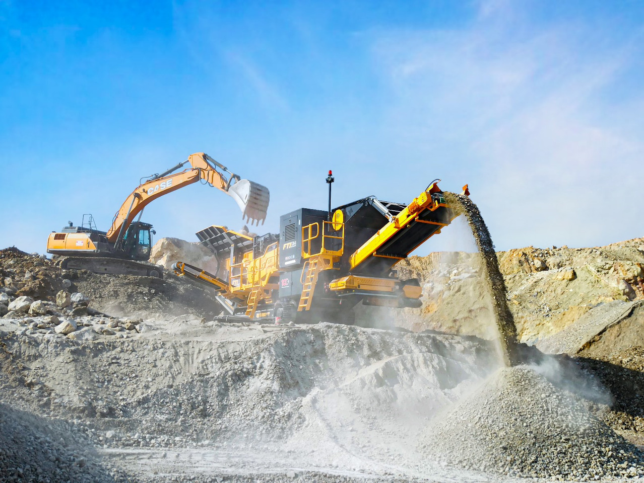 FABO Mobile crusher - Mobilna drobilica: slika 1 FABO Mobile crusher - Mobilna drobilica: slika 1