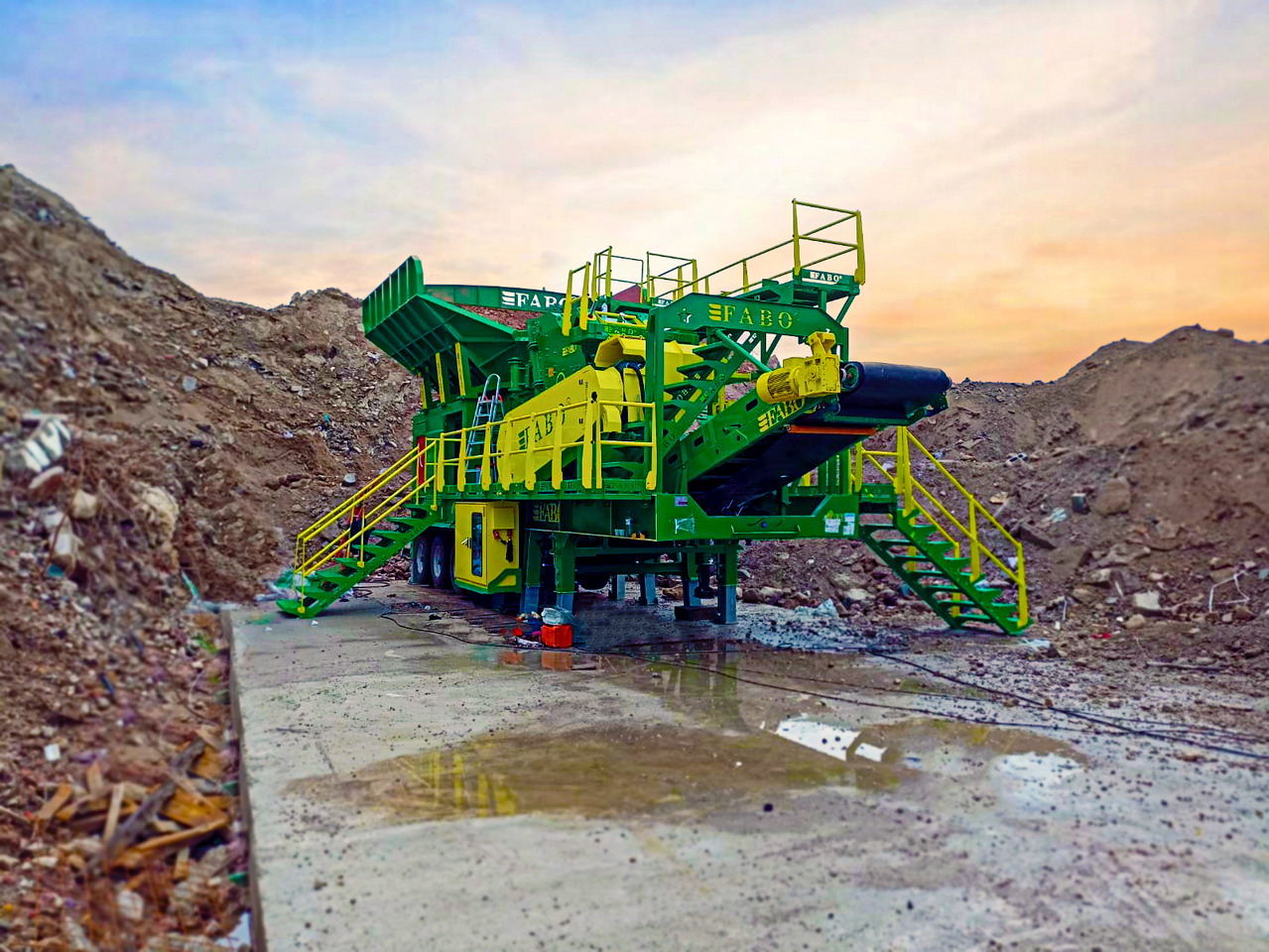 FABO Mobile crusher - Mobilna drobilica: slika 4 FABO Mobile crusher - Mobilna drobilica: slika 4