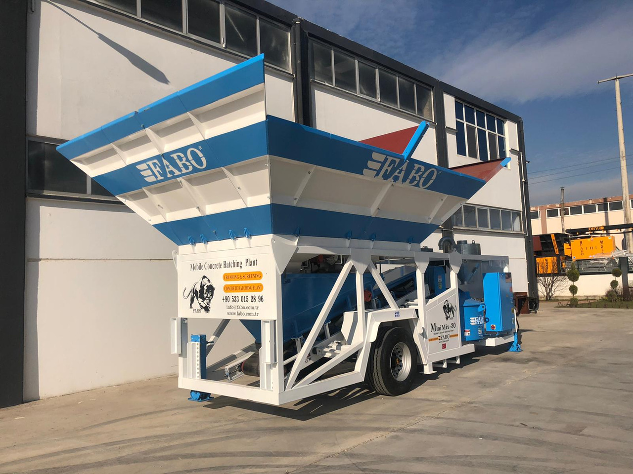 FABO mobile concrete batching plant - Fabrika betona: slika 3 FABO mobile concrete batching plant - Fabrika betona: slika 3
