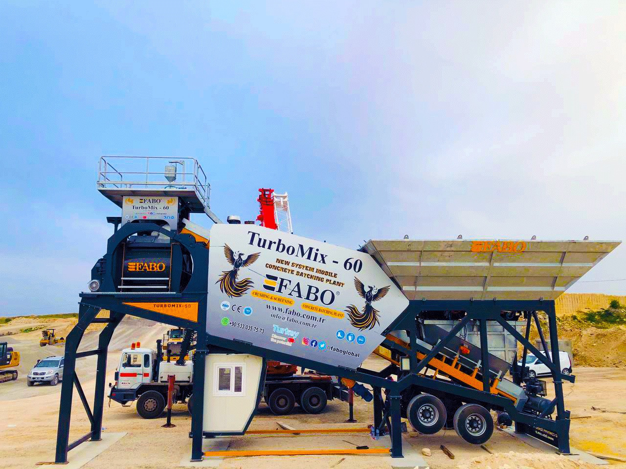 FABO mobile concrete batching plant - Fabrika betona: slika 5 FABO mobile concrete batching plant - Fabrika betona: slika 5