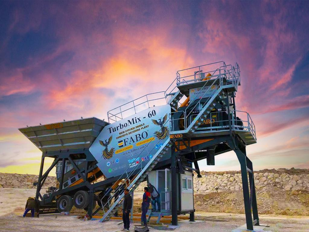 FABO mobile concrete batching plant - Fabrika betona: slika 1 FABO mobile concrete batching plant - Fabrika betona: slika 1