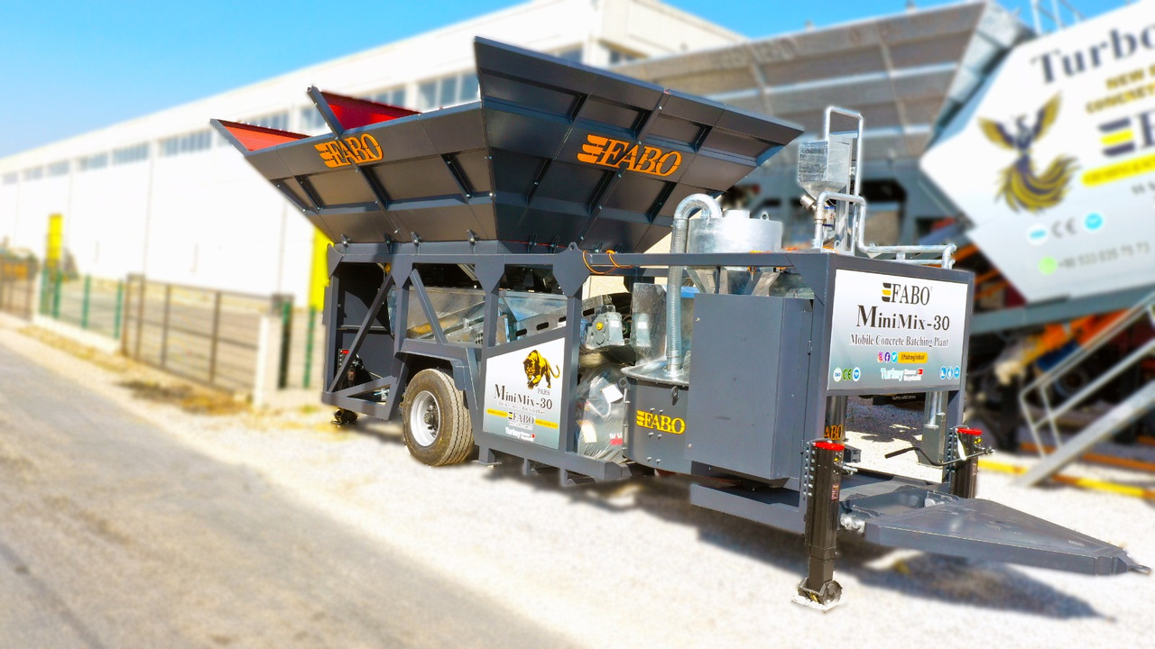 FABO mobile concrete batching plant - Fabrika betona: slika 1 FABO mobile concrete batching plant - Fabrika betona: slika 1