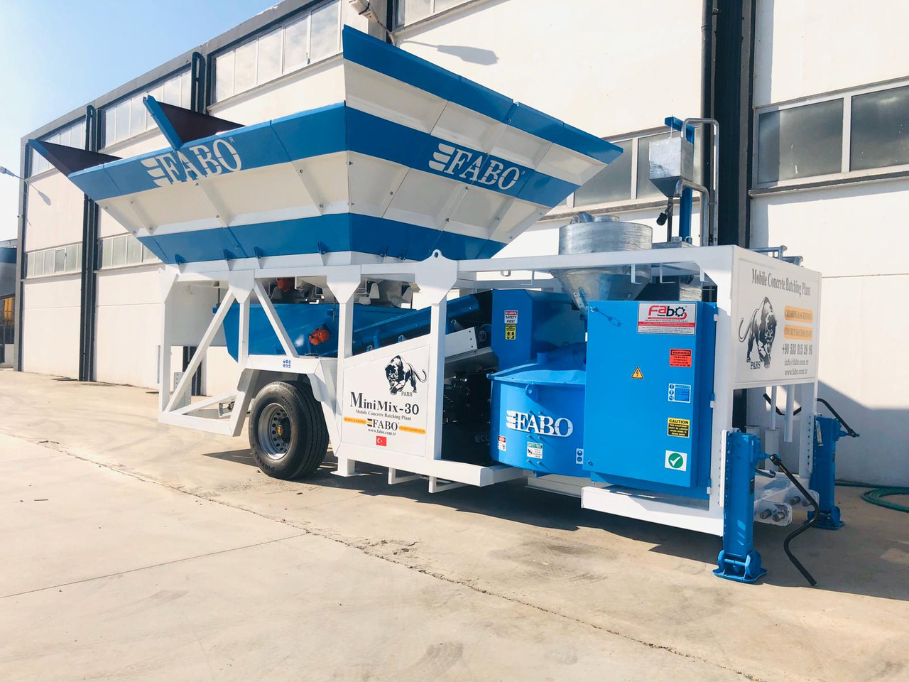 FABO mobile concrete batching plant - Fabrika betona: slika 1 FABO mobile concrete batching plant - Fabrika betona: slika 1