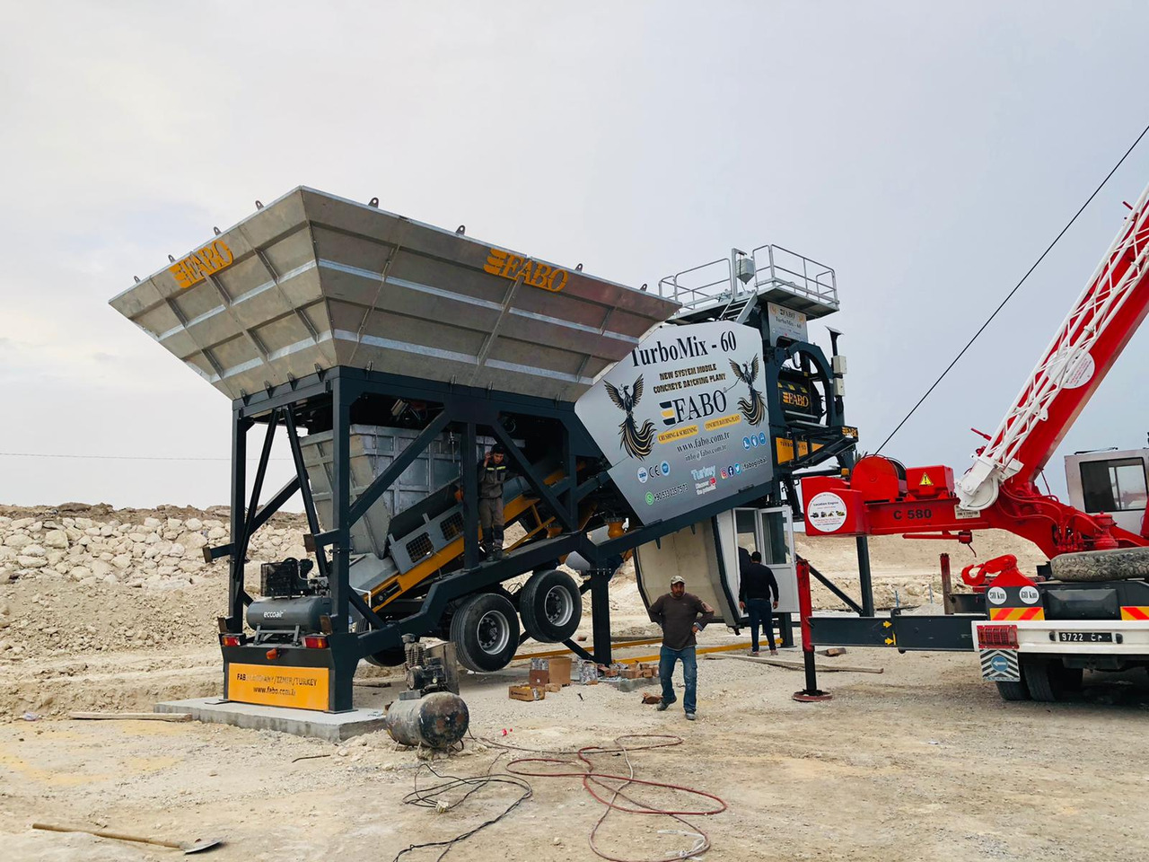 FABO mobile concrete batching plant - Fabrika betona: slika 3 FABO mobile concrete batching plant - Fabrika betona: slika 3