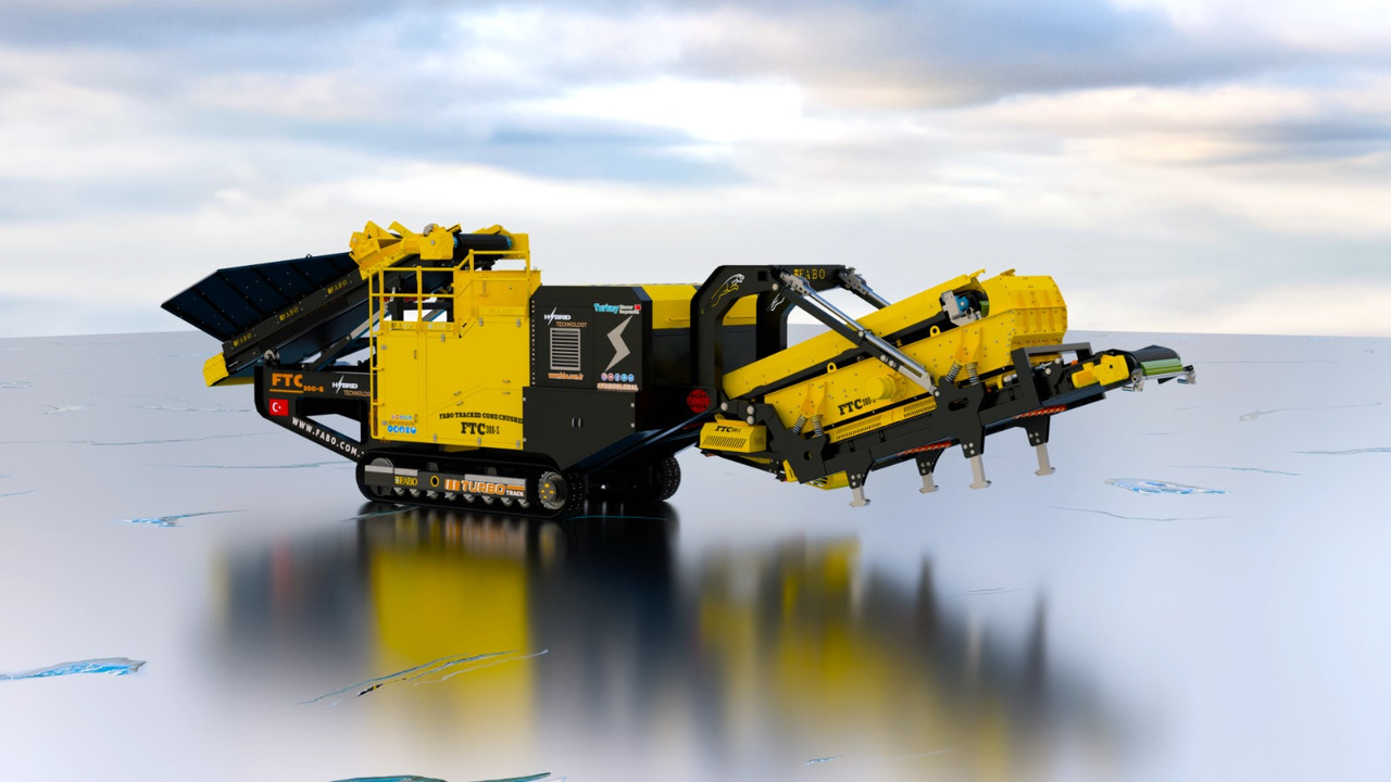 FABO mobile cone crusher - Konusna drobilica: slika 1 FABO mobile cone crusher - Konusna drobilica: slika 1
