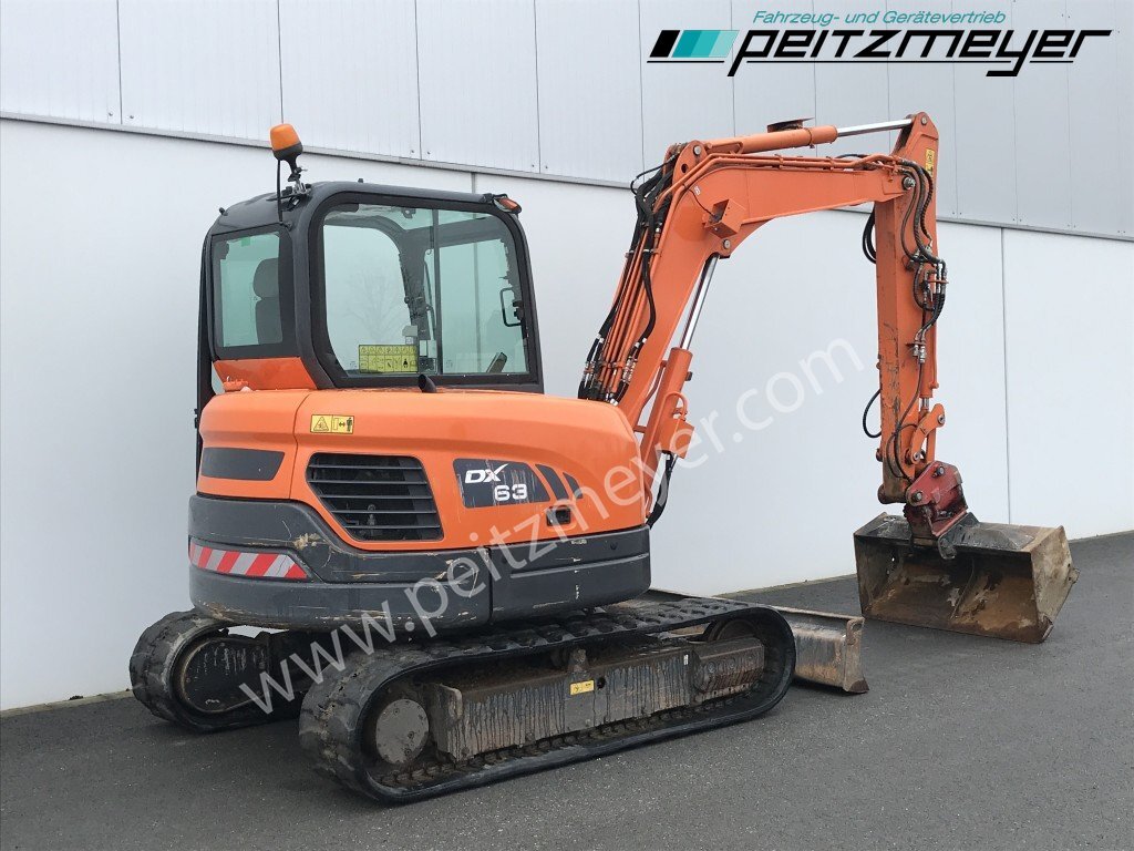 Doosan Kettenbagger DX 63-3 PowerTilt 070 , MS 03, mehrfach vorhanden - Mini bager: slika 3 Doosan Kettenbagger DX 63-3 PowerTilt 070 , MS 03, mehrfach vorhanden - Mini bager: slika 3