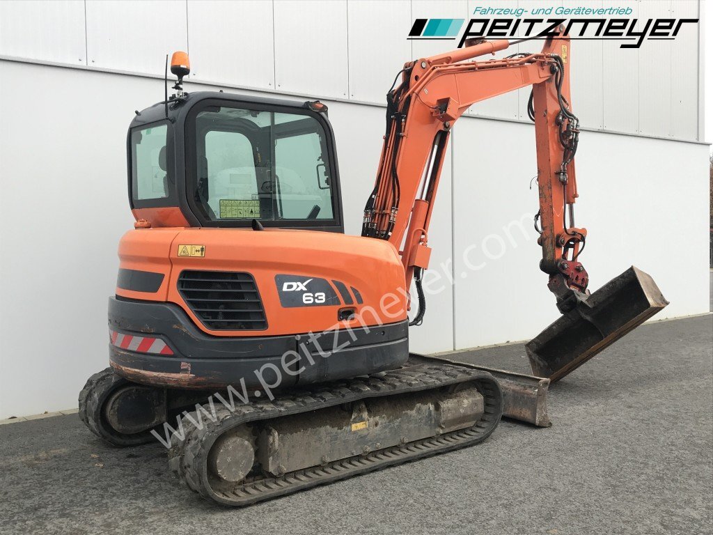 Doosan Kettenbagger DX 63-3 PowerTilt 070 , MS 03, mehrfach vorhanden - Mini bager: slika 3 Doosan Kettenbagger DX 63-3 PowerTilt 070 , MS 03, mehrfach vorhanden - Mini bager: slika 3