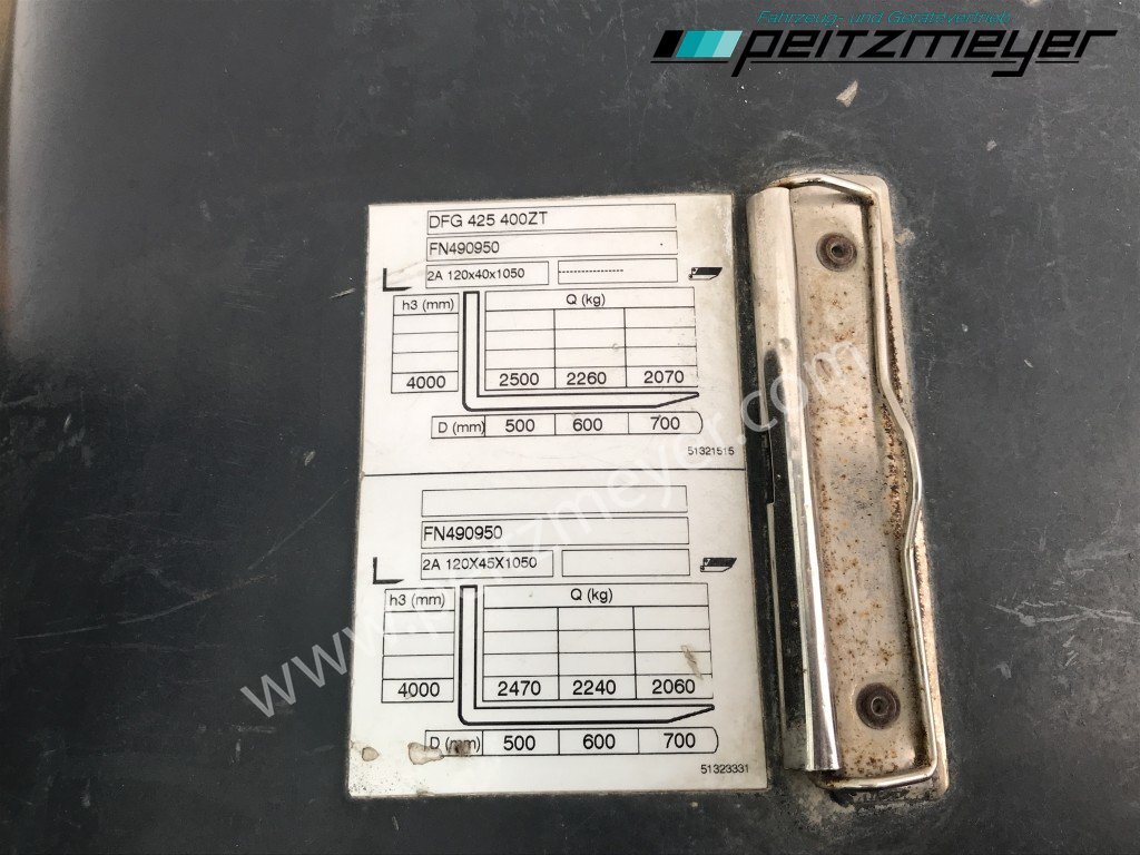 Dizel viljuškar JUNGHEINRICH Gabelstapler DFG 425: slika 20