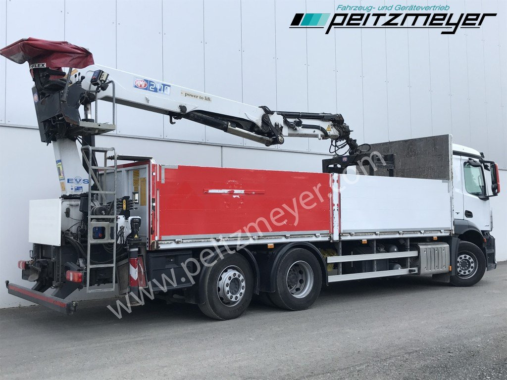 MERCEDES-BENZ Antos 2536 LL Pritsche HMF 2110-L5 5 fach Ausschub mit Steinzange - Kamion sa tovarnim sandukom, Kamion sa dizalicom: slika 3 MERCEDES-BENZ Antos 2536 LL Pritsche HMF 2110-L5 5 fach Ausschub mit Steinzange - Kamion sa tovarnim sandukom, Kamion sa dizalicom: slika 3