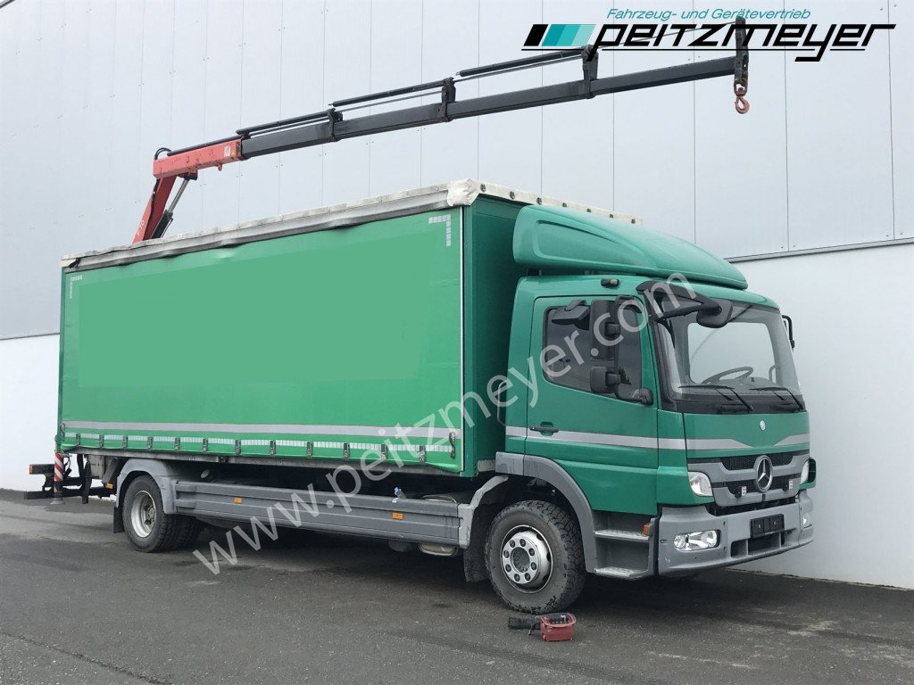 MERCEDES-BENZ Atego 1224 L Pritsche m. Heckkran Funk 4 x hydraulisch - Kamion sa ceradom, Kamion sa dizalicom: slika 2 MERCEDES-BENZ Atego 1224 L Pritsche m. Heckkran Funk 4 x hydraulisch - Kamion sa ceradom, Kamion sa dizalicom: slika 2