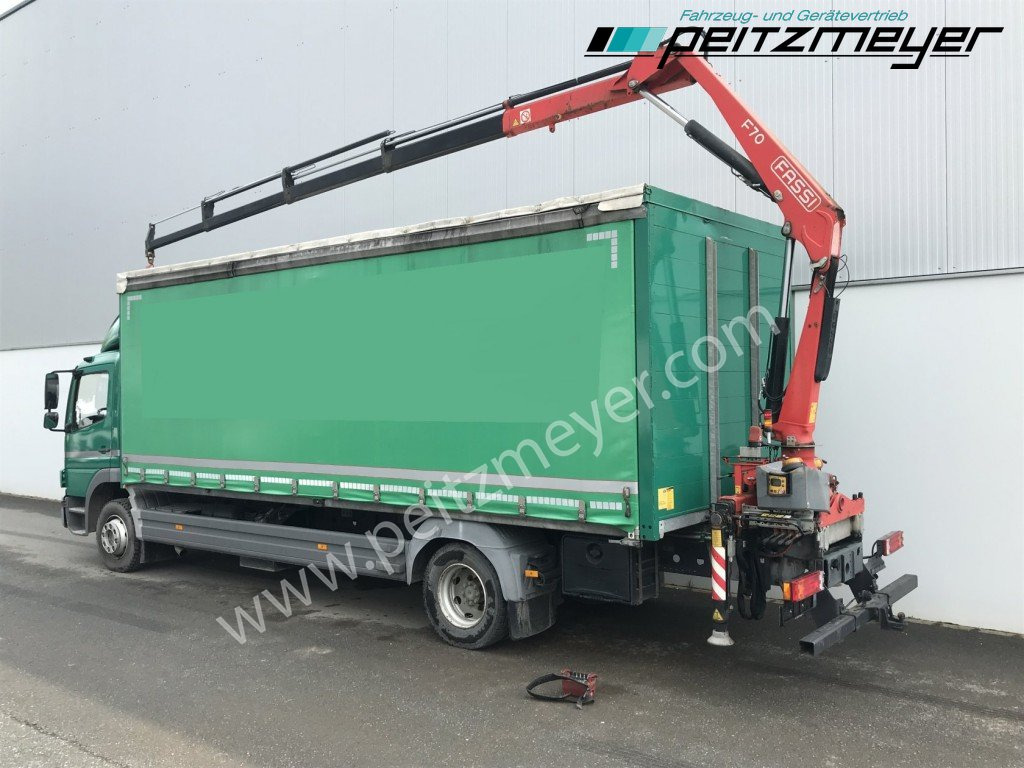 MERCEDES-BENZ Atego 1224 L Pritsche m. Heckkran Funk 4 x hydraulisch - Kamion sa ceradom, Kamion sa dizalicom: slika 3 MERCEDES-BENZ Atego 1224 L Pritsche m. Heckkran Funk 4 x hydraulisch - Kamion sa ceradom, Kamion sa dizalicom: slika 3