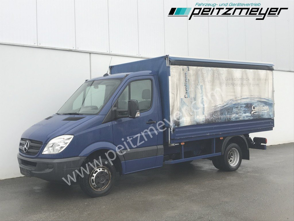 MERCEDES-BENZ Sprinter 515 CDI Pritsche mit Schiebeplane - Dostavno vozilo sa ceradom: slika 1 MERCEDES-BENZ Sprinter 515 CDI Pritsche mit Schiebeplane - Dostavno vozilo sa ceradom: slika 1