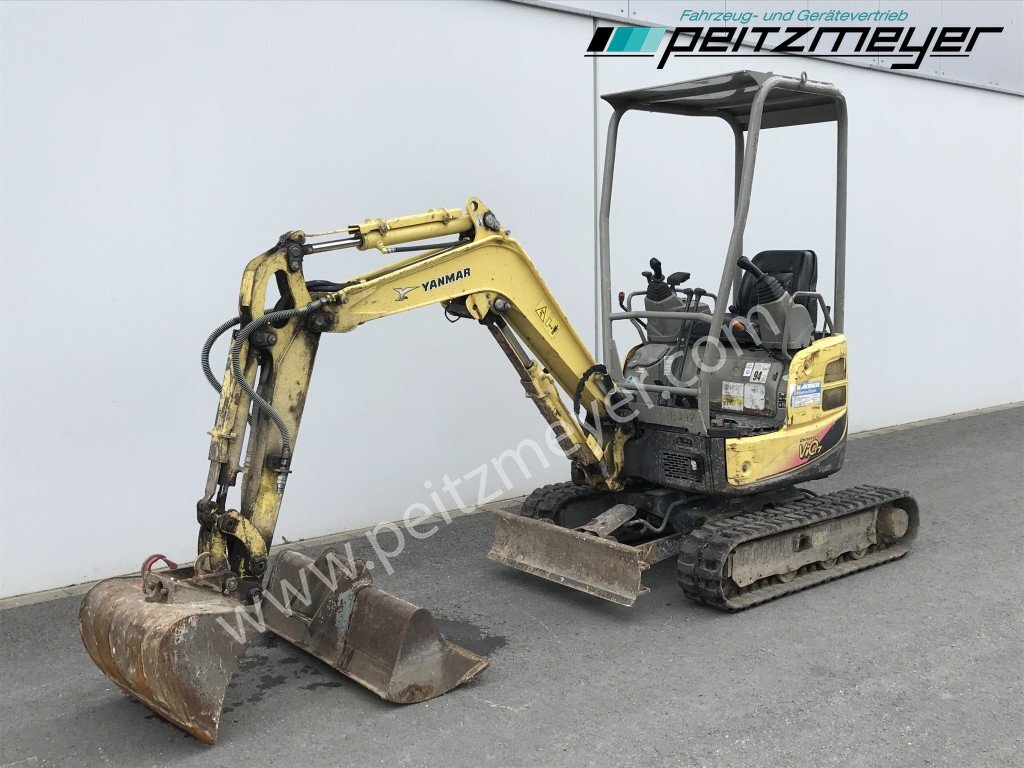 YANMAR MINIBAGGER Vio 17 verstellbares Fahrwerk Schnellwechsler mit 60 er und 100 Löffel - Mini bager: slika 1 YANMAR MINIBAGGER Vio 17 verstellbares Fahrwerk Schnellwechsler mit 60 er und 100 Löffel - Mini bager: slika 1