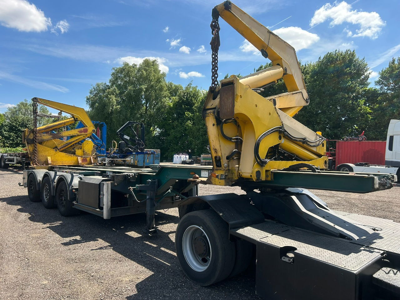 Hammar 195 HC / 20 ft, 2 x 20 ft 40 ft HC, power pack Diesel, Wireless controlle - Poluprikolica za prevoz kontejnera/ Poluprikolica sa promenjivim sandukom: slika 2 Hammar 195 HC / 20 ft, 2 x 20 ft 40 ft HC, power pack Diesel, Wireless controlle - Poluprikolica za prevoz kontejnera/ Poluprikolica sa promenjivim sandukom: slika 2