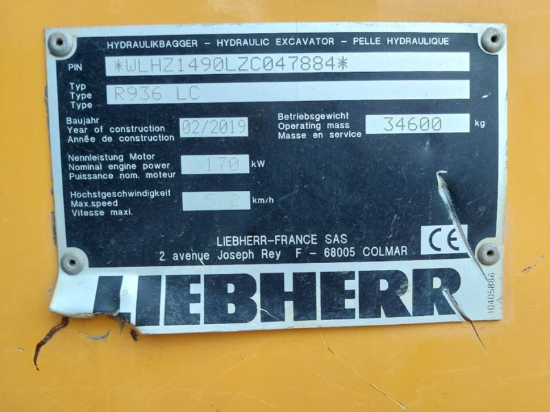 Bager guseničar Liebherr R 936 LC: slika 6