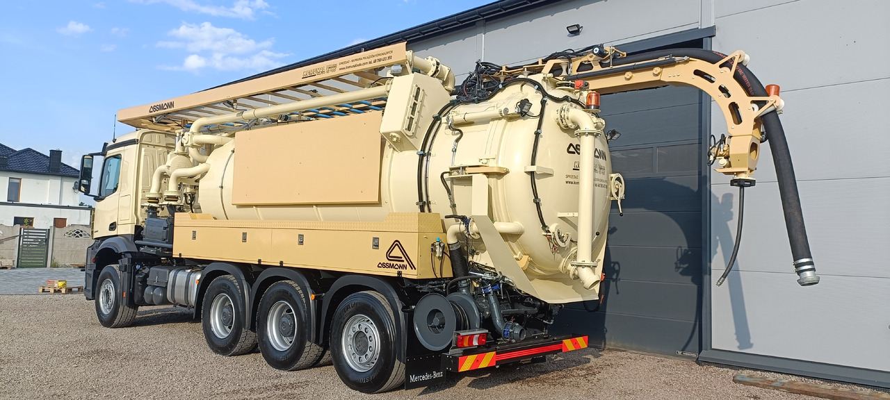 Vakuumska cisterna novi MERCEDES-BENZ AROCS ASSMANN stainless steel recykling: slika 6