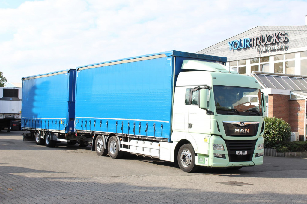 MAN TGX 26.460 Retarder Plane-Zug 120M3 Durchlade - Kamion sa ceradom: slika 1 MAN TGX 26.460 Retarder Plane-Zug 120M3 Durchlade - Kamion sa ceradom: slika 1