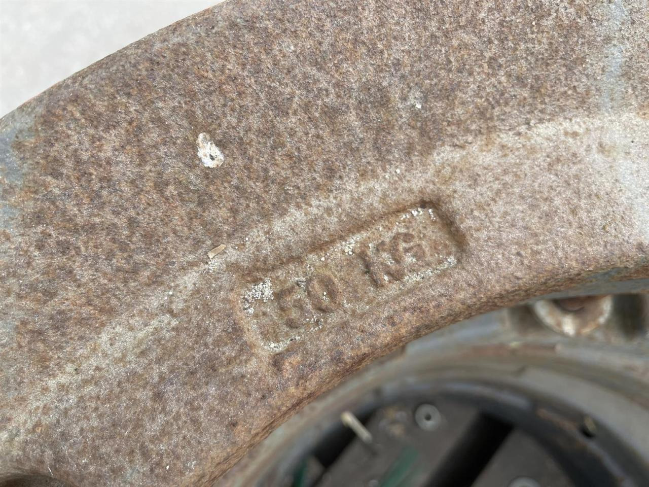 CLAAS Radgewichte 1109052, Claasnummer: 1125681.0 - Dodatak: slika 5 CLAAS Radgewichte 1109052, Claasnummer: 1125681.0 - Dodatak: slika 5