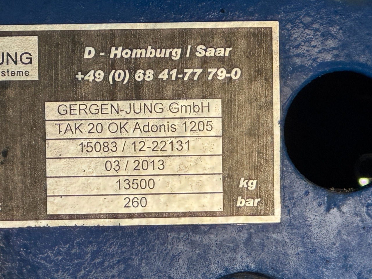 DAF XF 105.460 - Gergen Adonis TAK 20 ok 1205 - Istovarivač: slika 4 DAF XF 105.460 - Gergen Adonis TAK 20 ok 1205 - Istovarivač: slika 4