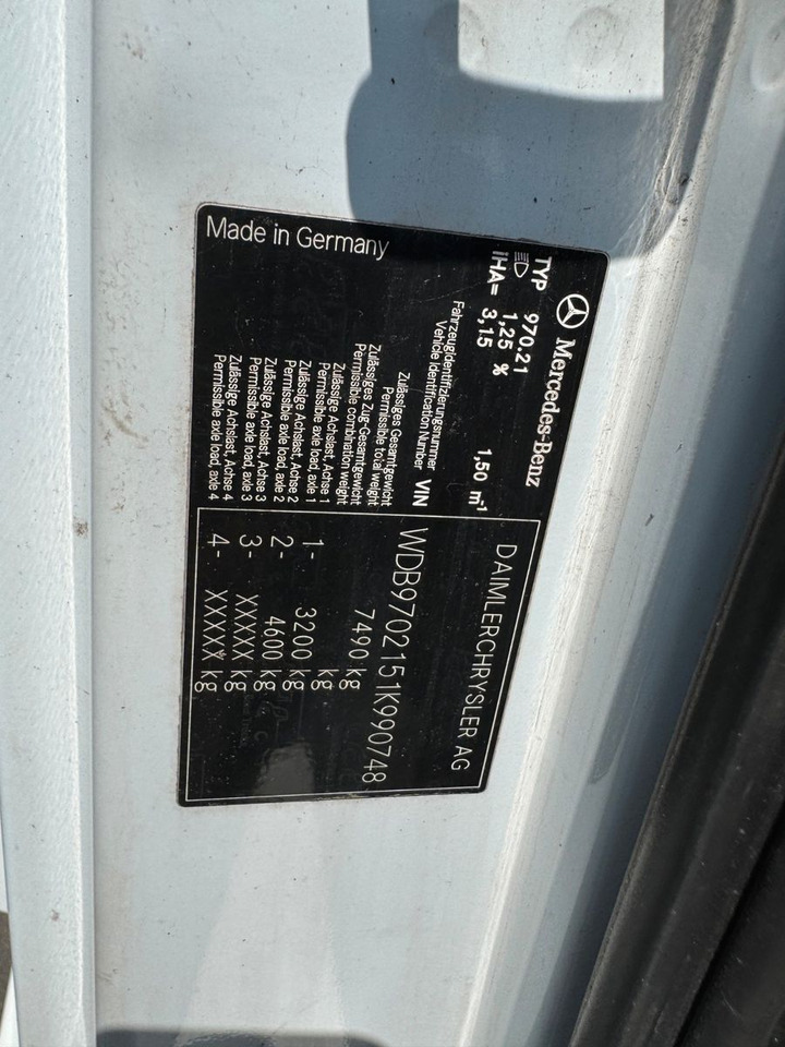 Mercedes-Benz 818 Koffer / LBW / AHK + DL - Dostavno vozilo sa zatvorenim sandukom: slika 5 Mercedes-Benz 818 Koffer / LBW / AHK + DL - Dostavno vozilo sa zatvorenim sandukom: slika 5