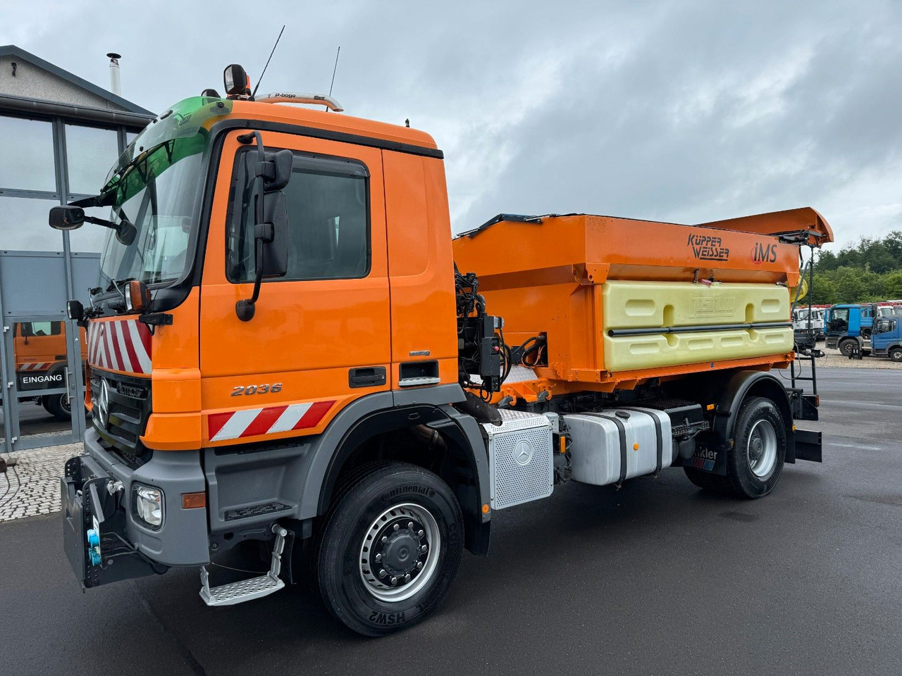 Mercedes-Benz Actros 2036 4x4 mit Dautel Wechselsystem E 5 - Istovarivač: slika 3 Mercedes-Benz Actros 2036 4x4 mit Dautel Wechselsystem E 5 - Istovarivač: slika 3
