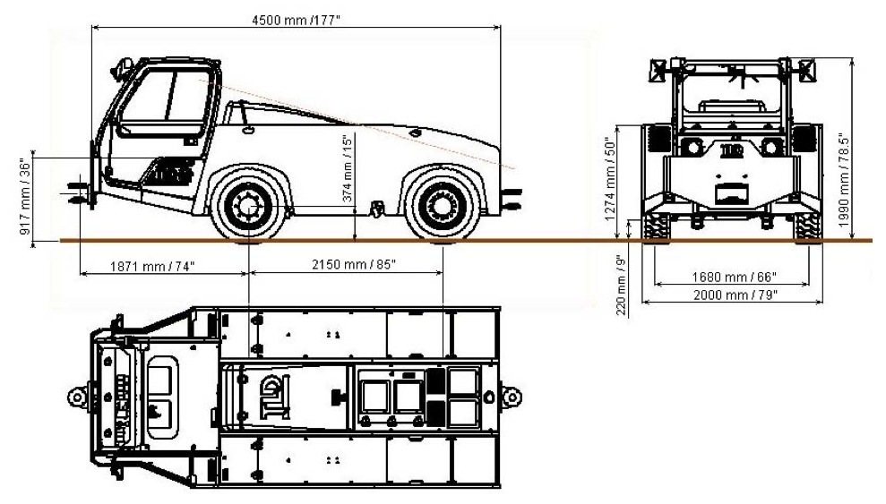 TLD Pushback TMX150-15 - Aerodromski traktor: slika 2 TLD Pushback TMX150-15 - Aerodromski traktor: slika 2