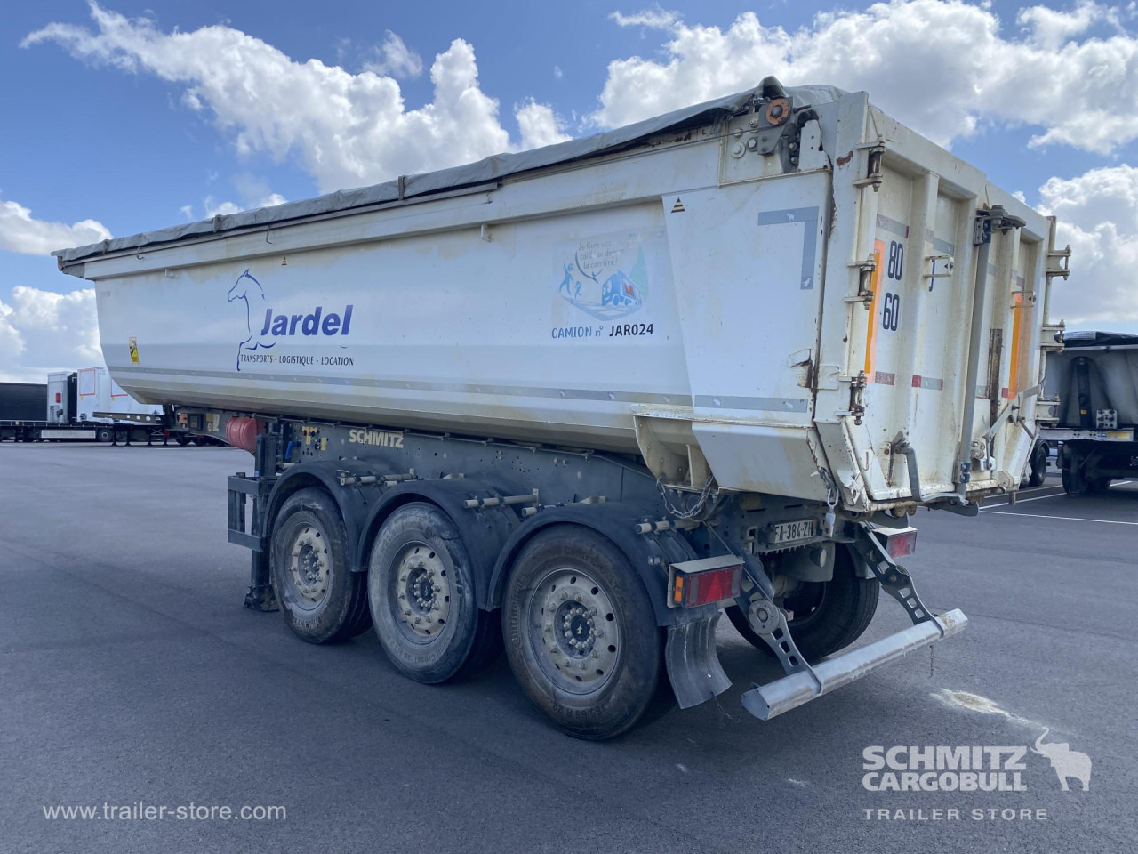 SCHMITZ Tipper Steel half pipe body 24m³ - Poluprikolica istovarivača: slika 5 SCHMITZ Tipper Steel half pipe body 24m³ - Poluprikolica istovarivača: slika 5