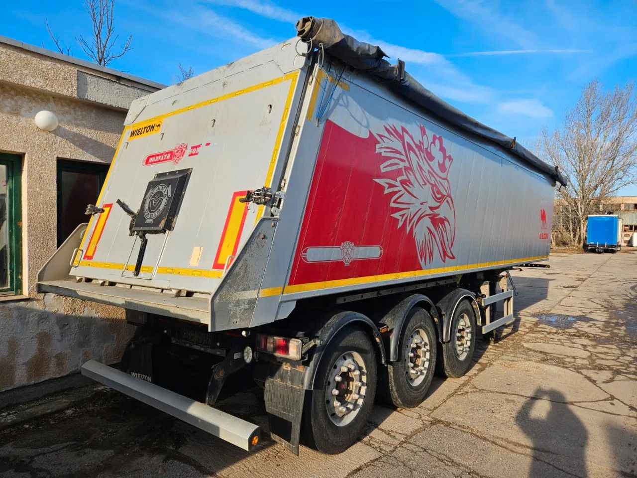 Wielton NW-3 38m3 Lifting Axle, Alloy w. - Poluprikolica istovarivača: slika 4 Wielton NW-3 38m3 Lifting Axle, Alloy w. - Poluprikolica istovarivača: slika 4