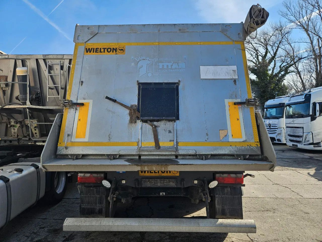 Wielton NW-3 38m3 Lifting Axle, Alloy w. - Poluprikolica istovarivača: slika 4 Wielton NW-3 38m3 Lifting Axle, Alloy w. - Poluprikolica istovarivača: slika 4