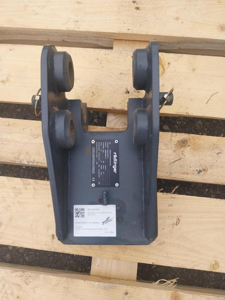 Neuen Schnellwechsler MS 01 1 - 2,5 to Minibagger Kubota 19 - Brza spojnica za Mini bager: slika 1 Neuen Schnellwechsler MS 01 1 - 2,5 to Minibagger Kubota 19 - Brza spojnica za Mini bager: slika 1