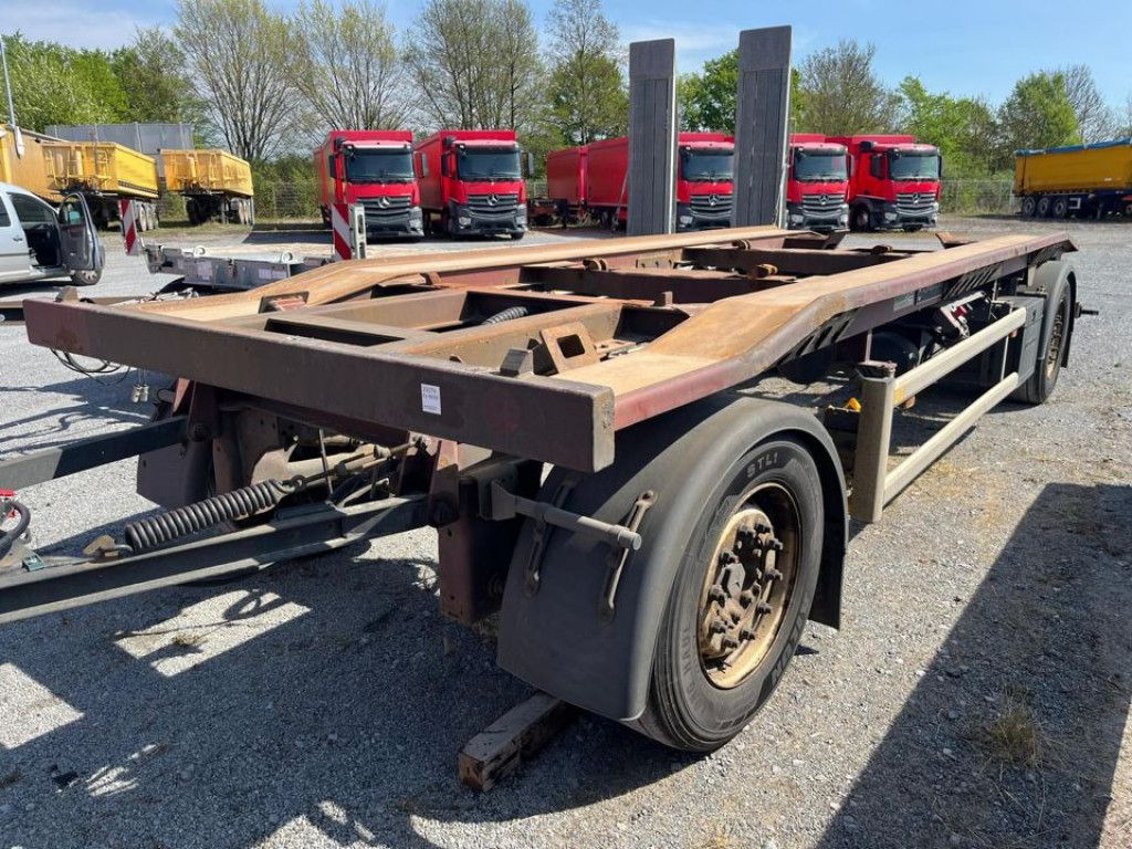 Hüffermann 2-achs Abrollanhänger HAR 18.70 Containeranhänge - Abrol/ Autopodizač prikolica: slika 1 Hüffermann 2-achs Abrollanhänger HAR 18.70 Containeranhänge - Abrol/ Autopodizač prikolica: slika 1