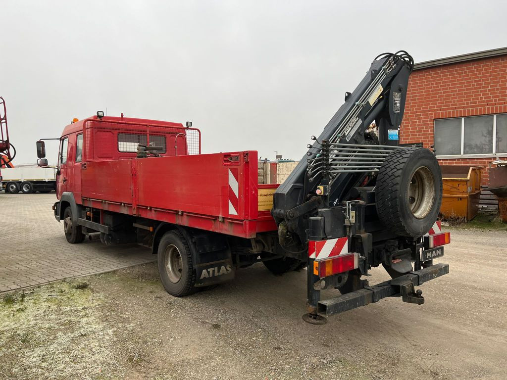 MAN LE 12.225 LC Pritsche Heckkran 6 Zylinder Doka Topzust - Kamion sa tovarnim sandukom, Kamion sa dizalicom: slika 4 MAN LE 12.225 LC Pritsche Heckkran 6 Zylinder Doka Topzust - Kamion sa tovarnim sandukom, Kamion sa dizalicom: slika 4