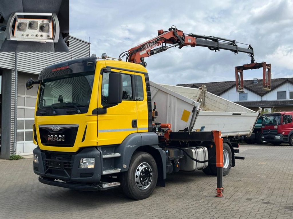 MAN TG-S 18.400 4x2 BL 2-Achs Kipper Kran Atlas 120+Funk - Istovarivač, Kamion sa dizalicom: slika 1 MAN TG-S 18.400 4x2 BL 2-Achs Kipper Kran Atlas 120+Funk - Istovarivač, Kamion sa dizalicom: slika 1